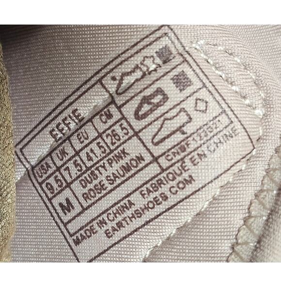 Earth Origins Sneaker EFFIE Dusty Pink Slip on, Walking Sandals, Sz 9.5, NEW - Picture 7 of 10